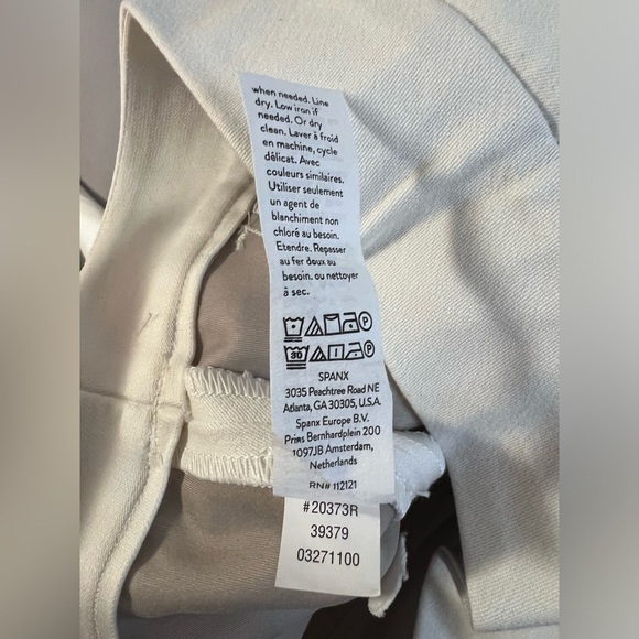 New SPANX Silver Linings Kick Flare Pull-on Pants size Large in Classic White - Picture 10 of 15